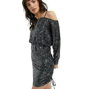 Free People | Giselle Sequin Mini Dress | Size M